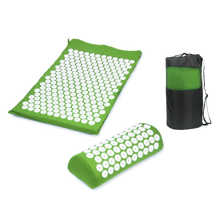Yoga Acupuncture Cushion and Mat Set - Blue Force Sports