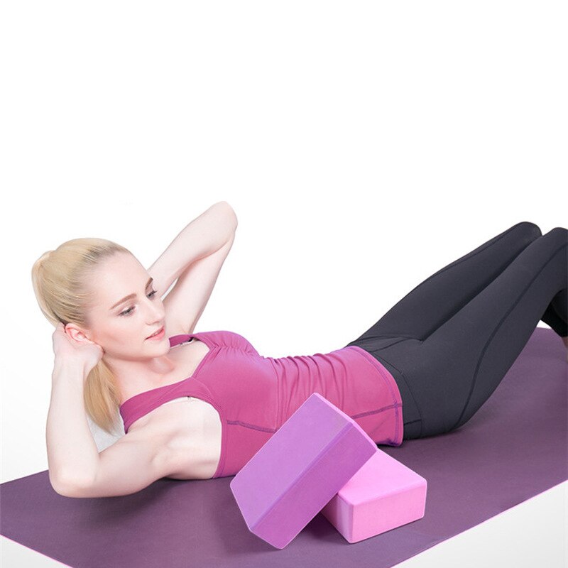 Colourful Foam Yoga Block - Blue Force Sports
