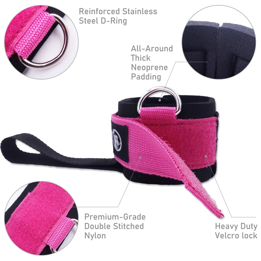 Fitness Padded Ankle Strap - Blue Force Sports