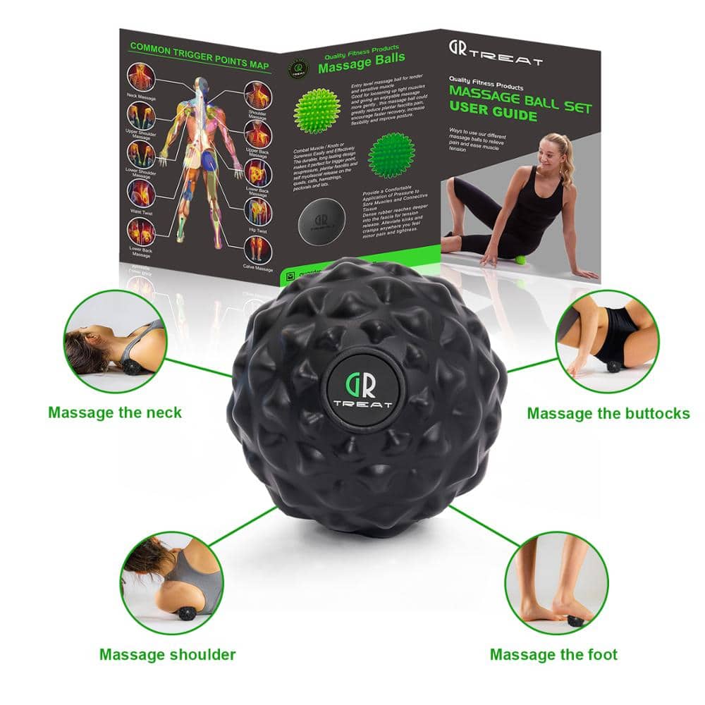 Lightweight Foam Yoga Massage Balls and Rollers - Blue Force Sports