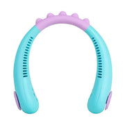 Portable Hand-Free Neck Fan - Blue Force Sports
