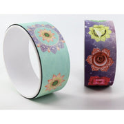 Suede Printed Yoga Natural Rubber Wheel - Blue Force Sports