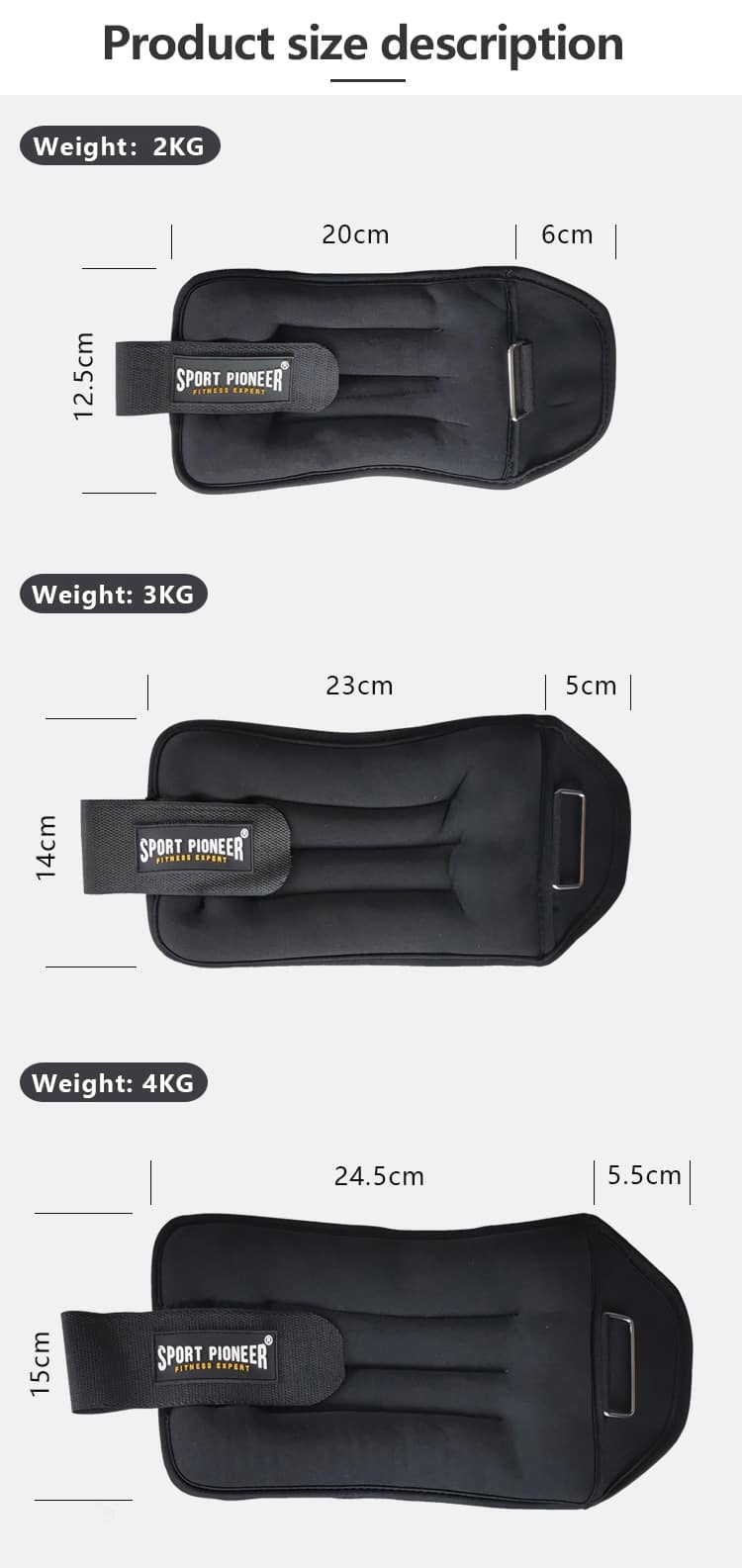 Adjustable Ankle/Wrist Weight for Workout - Blue Force Sports