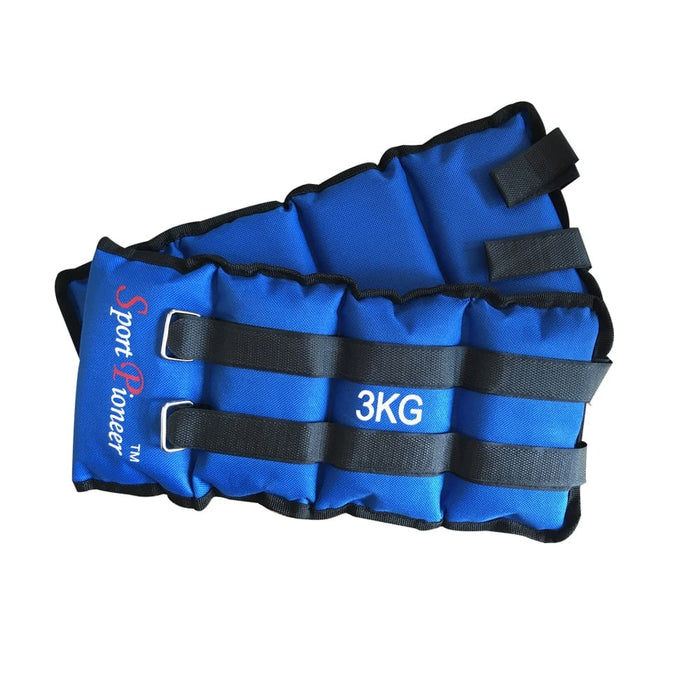 Adjustable 3kg Ankle Weight - Blue Force Sports