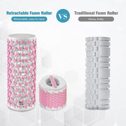 Yoga Folding Adjustable Foam Roller - Blue Force Sports