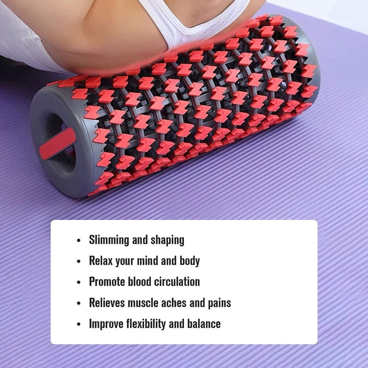 Yoga Folding Adjustable Foam Roller - Blue Force Sports