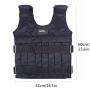 Adjustable Weighted Vest for Workout - Blue Force Sports