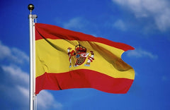 Large Spain National Flag - Blue Force Sports