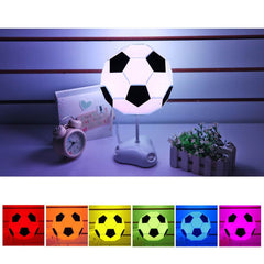 DIY Football Designed USB Table Lamp - Blue Force Sports