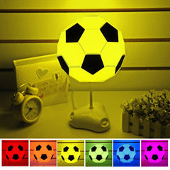 DIY Football Designed USB Table Lamp - Blue Force Sports