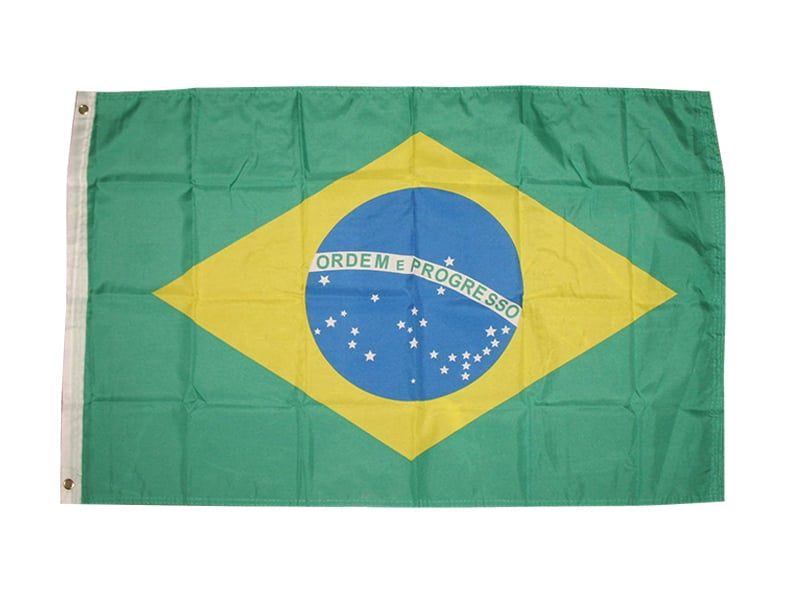 Large Size Brazil National Flag - Blue Force Sports