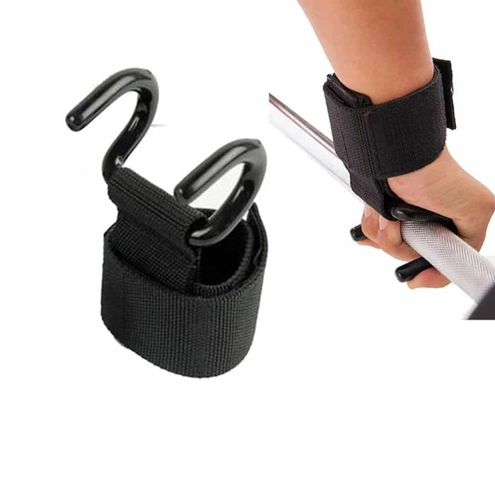 Weight Lifting Hand Hook With Straps - Blue Force Sports