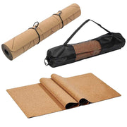 Natural Cork Yoga Mat - Blue Force Sports