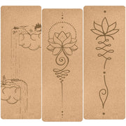Natural Cork Yoga Mat - Blue Force Sports