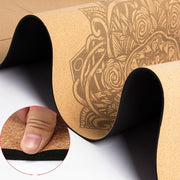 Natural Cork Yoga Mat - Blue Force Sports