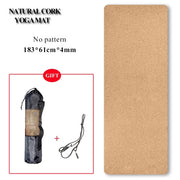 Natural Cork Yoga Mat - Blue Force Sports