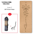 Natural Cork Yoga Mat - Blue Force Sports