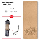 Natural Cork Yoga Mat - Blue Force Sports