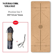 Natural Cork Yoga Mat - Blue Force Sports