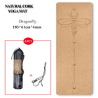Natural Cork Yoga Mat - Blue Force Sports