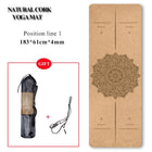 Natural Cork Yoga Mat - Blue Force Sports