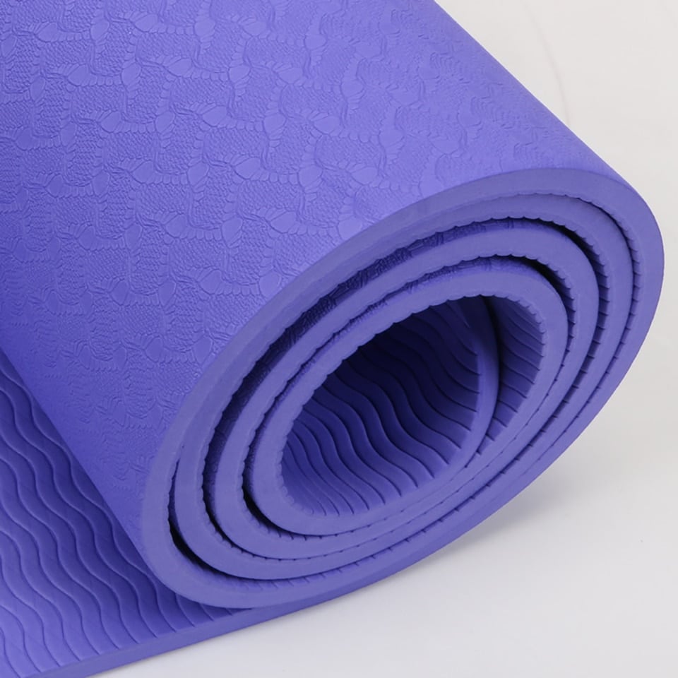 6 mm Colorful Yoga Mat - Blue Force Sports