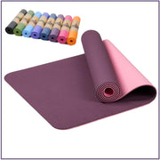 6 mm Colorful Yoga Mat - Blue Force Sports