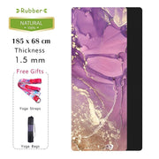 Marble Pattern Yoga Mat - Blue Force Sports