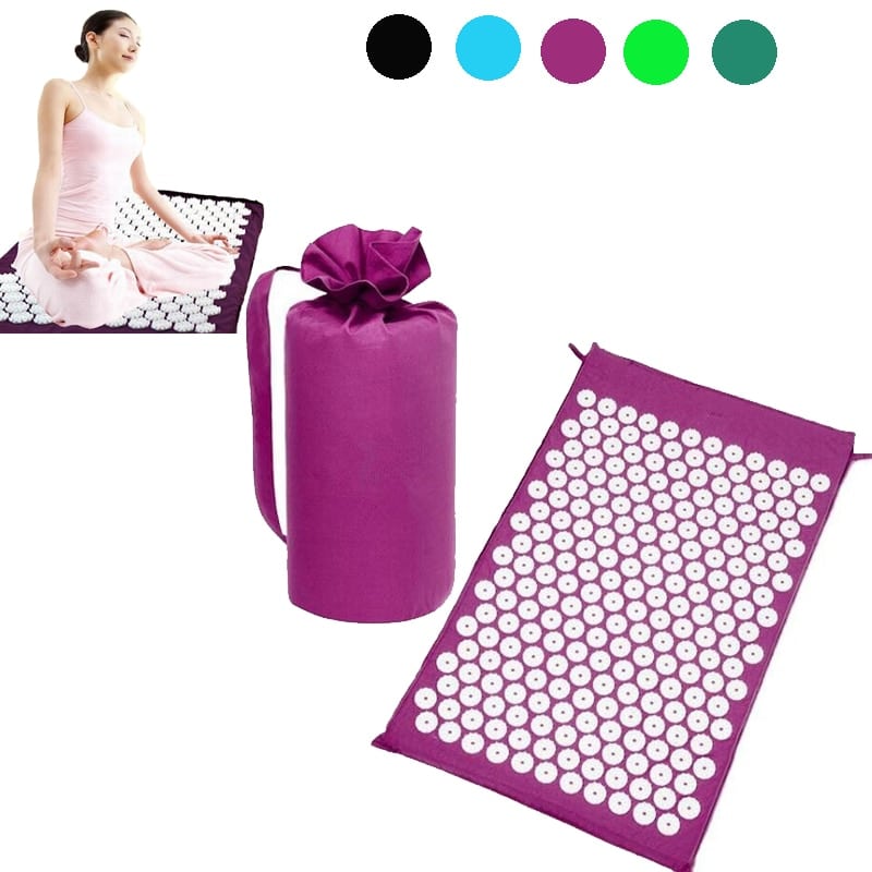 Massage Stress and Pain Massager Yoga Mat - Blue Force Sports