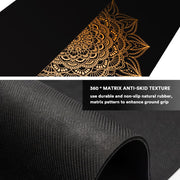 Yoga Black Thickened Mat - Blue Force Sports