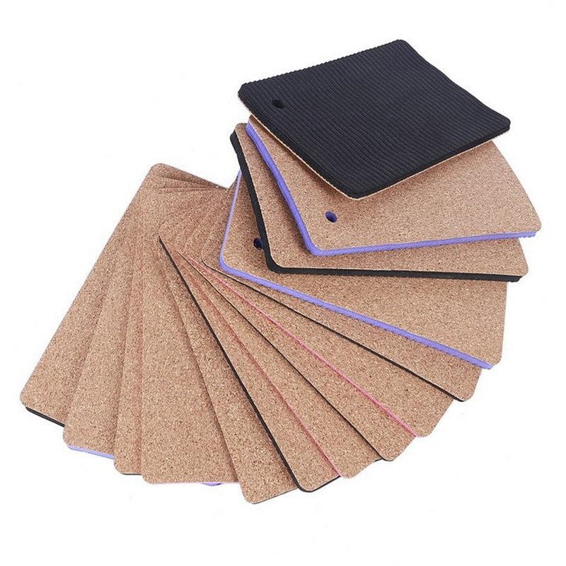 Two Layer Cork Yoga Mat - Blue Force Sports