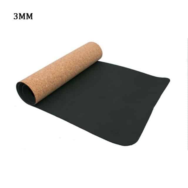 Two Layer Cork Yoga Mat - Blue Force Sports