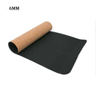 Two Layer Cork Yoga Mat - Blue Force Sports