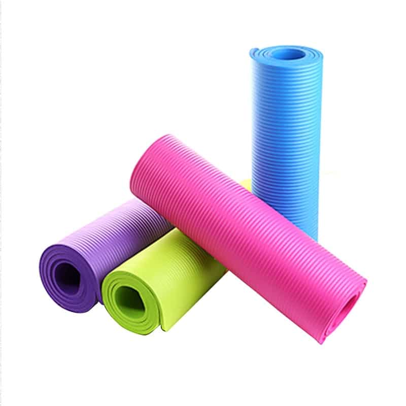 Colorful Thin Yoga Mat - Blue Force Sports