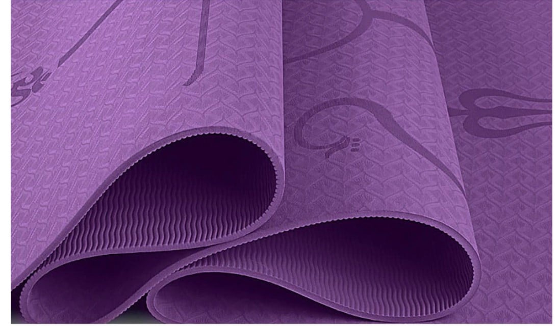 Position Lines Yoga Mat - Blue Force Sports