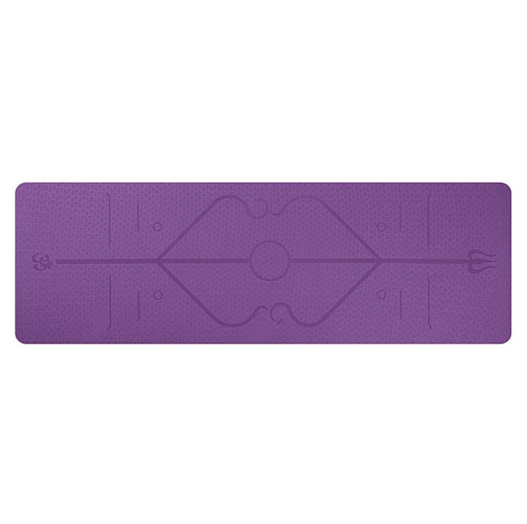 Position Lines Yoga Mat - Blue Force Sports
