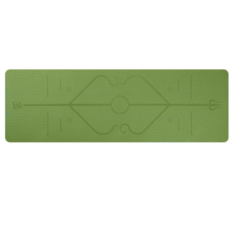 Position Lines Yoga Mat - Blue Force Sports