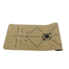 Cork Coated Patterned Yoga Mat - Blue Force Sports