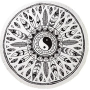 Indian Style Yoga Blanket with Tassels - Blue Force Sports