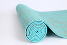 Thick Natural Linen Coated Yoga Mat - Blue Force Sports