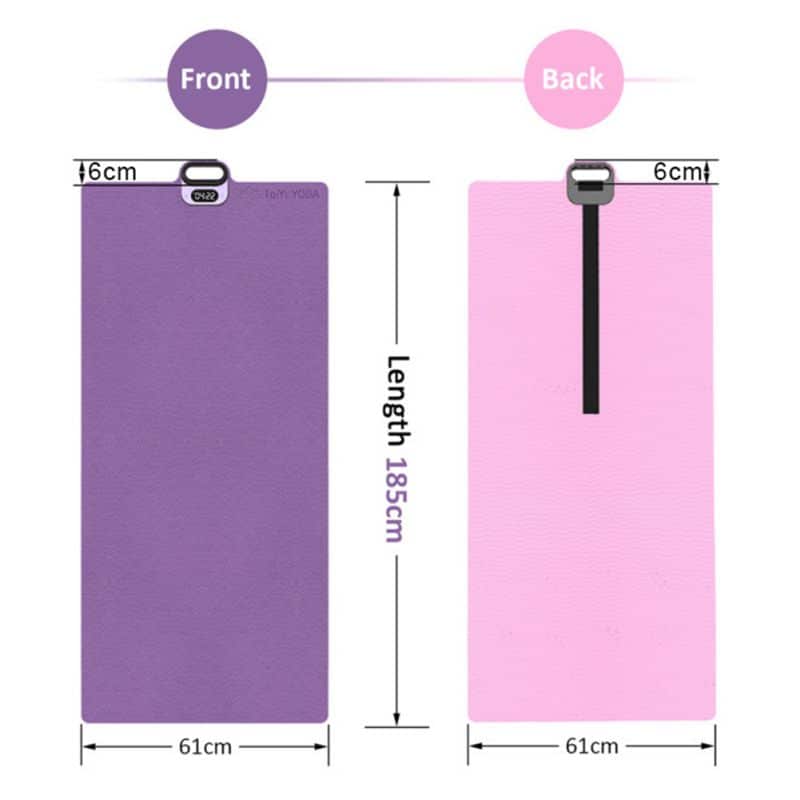 Yoga Tamping Mat with Smartphone Stand - Blue Force Sports