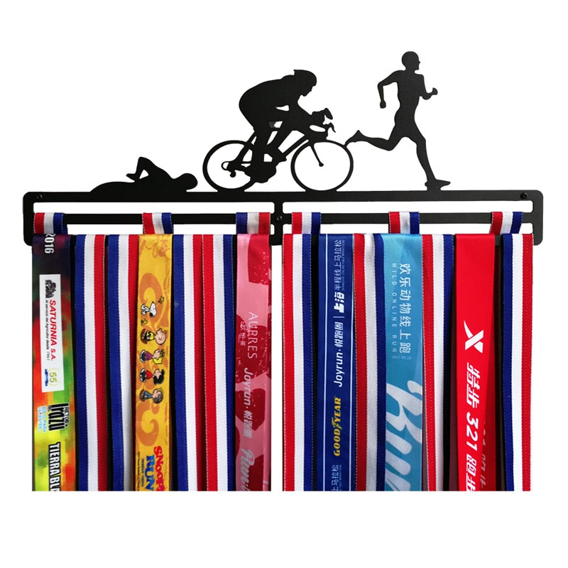 Black Carbon Steel Medal Hanger - Blue Force Sports