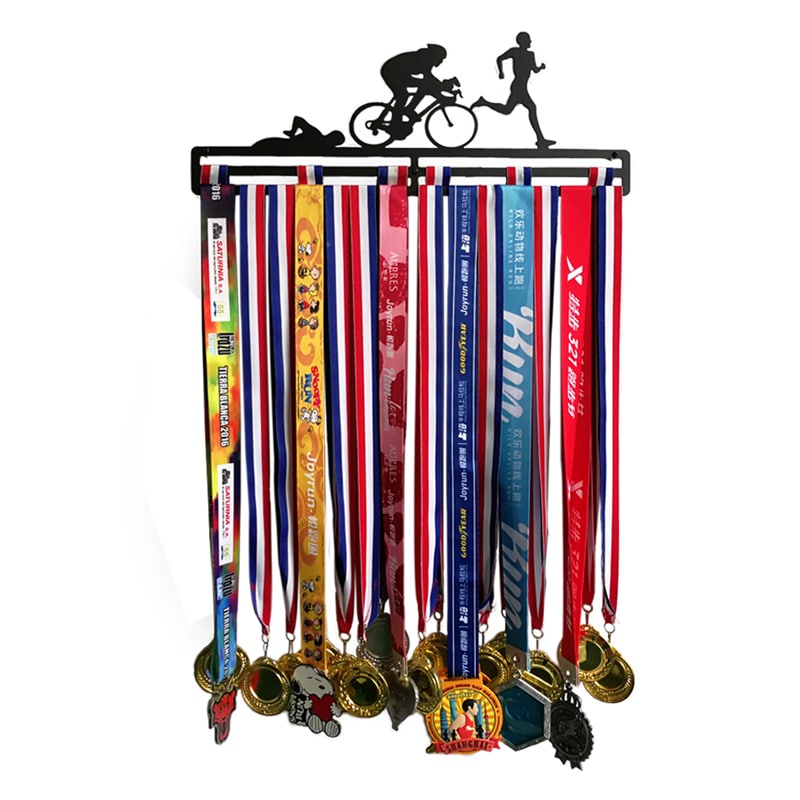 Black Carbon Steel Medal Hanger - Blue Force Sports