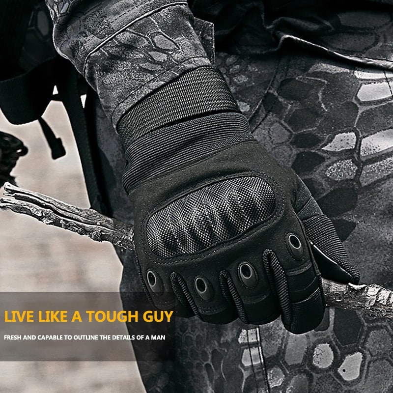 Motorcycle Gloves with Touch Screen - Blue Force Sports