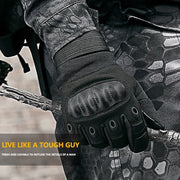 Motorcycle Gloves with Touch Screen - Blue Force Sports