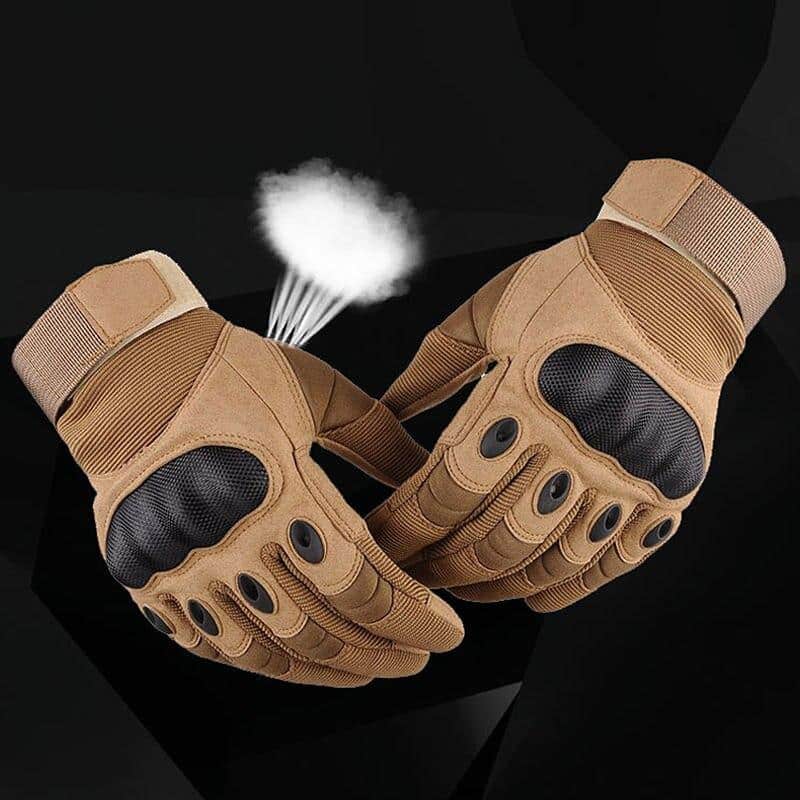 Motorcycle Gloves with Touch Screen - Blue Force Sports