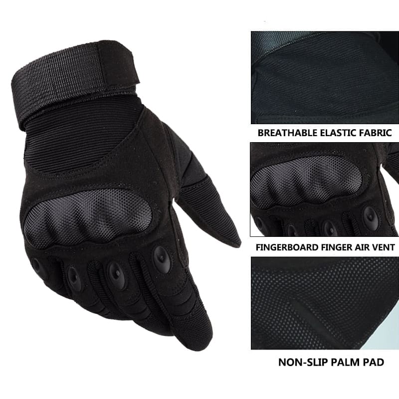 Motorcycle Gloves with Touch Screen - Blue Force Sports