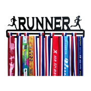 Durable Medal Hanger with Runner Print - Blue Force Sports