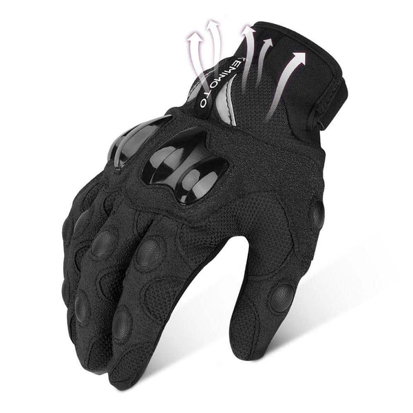 Motor Gloves with Touch Screen - Blue Force Sports
