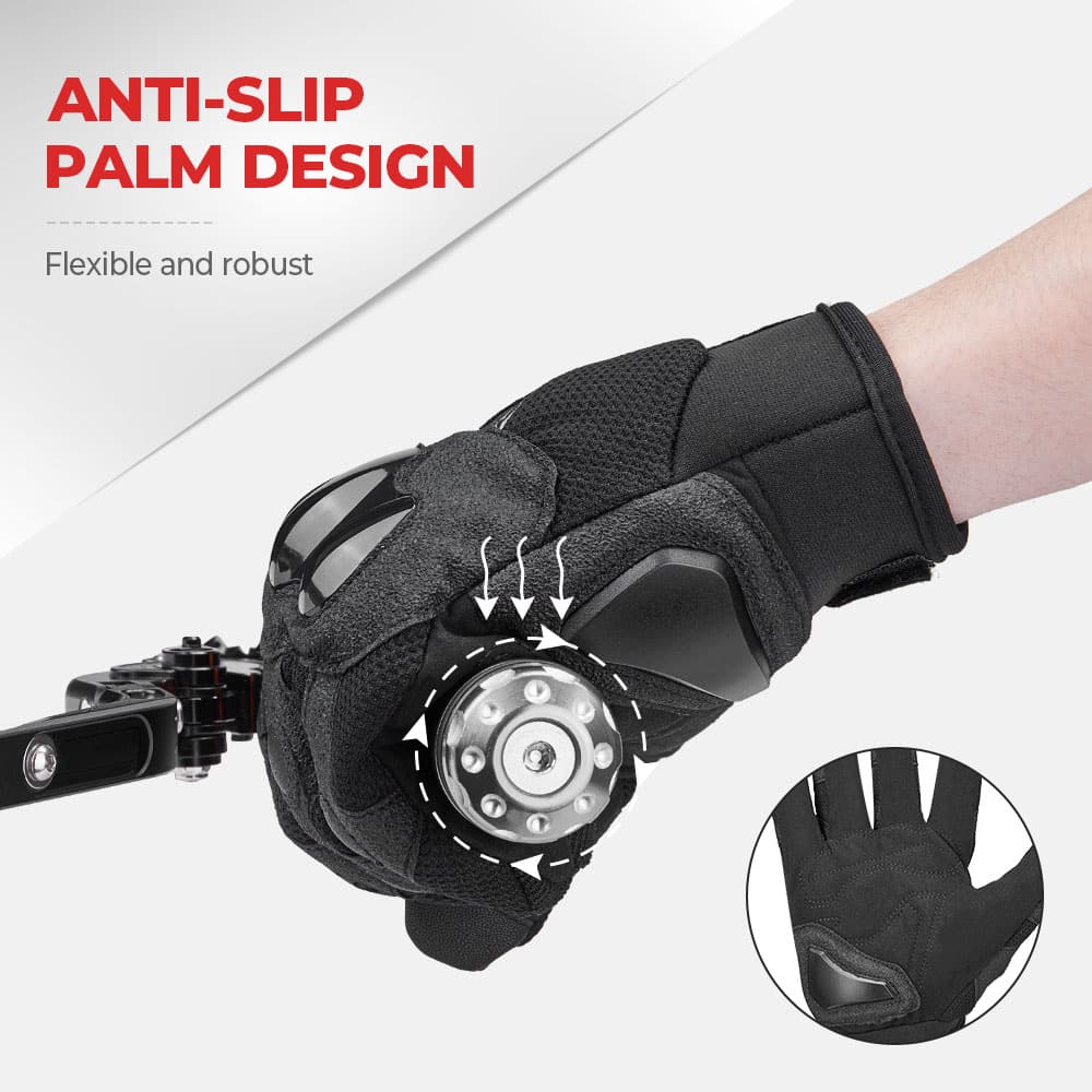 Motor Gloves with Touch Screen - Blue Force Sports
